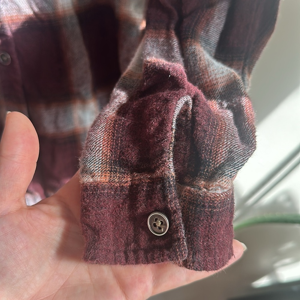 Plaid button up - Picture 3 of 3